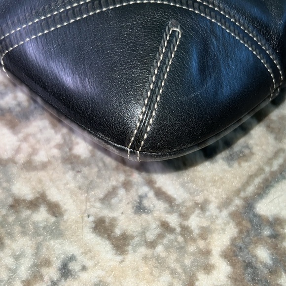 Vintage Coach Soho Legacy Slim Hippie 9549 black Leather - Picture 6 of 8